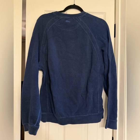 Tommy Bahamas Pull Over Blue Sweater Size M - Picture 4 of 5